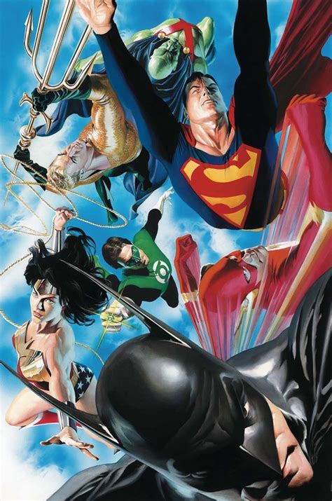 justice league original 7|dc alex ross.